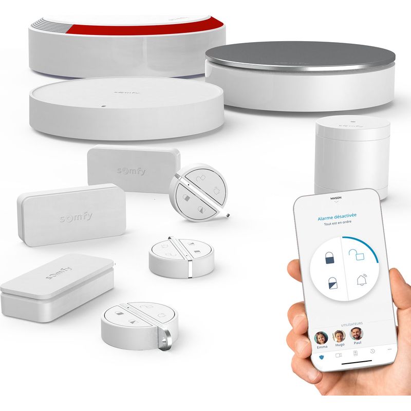 Système alarme Somfy avec application smartphone